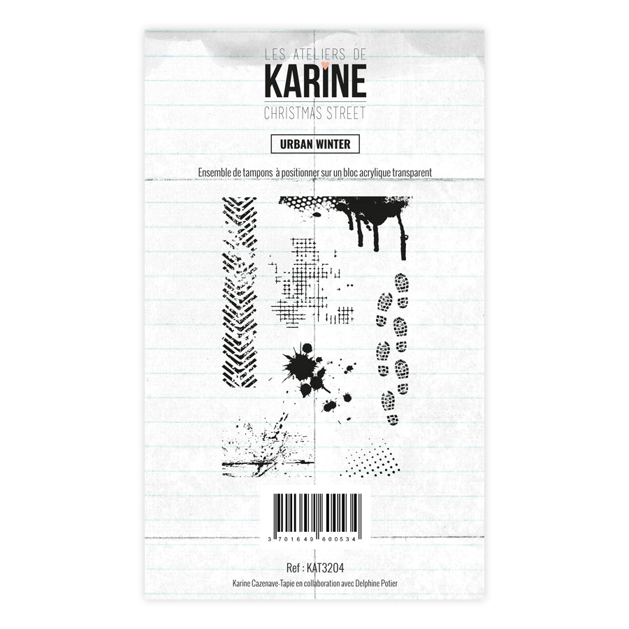 Les Ateliers de Karine - Christmas Street - Urban Winter Stamp Set