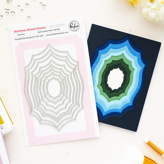 Pinkfresh - Heirloom Nested Frames Die Set