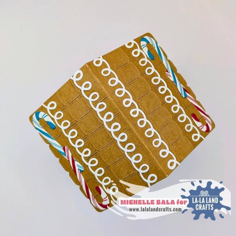 La-La Land Crafts - Gingerbread House Add-On Die Set