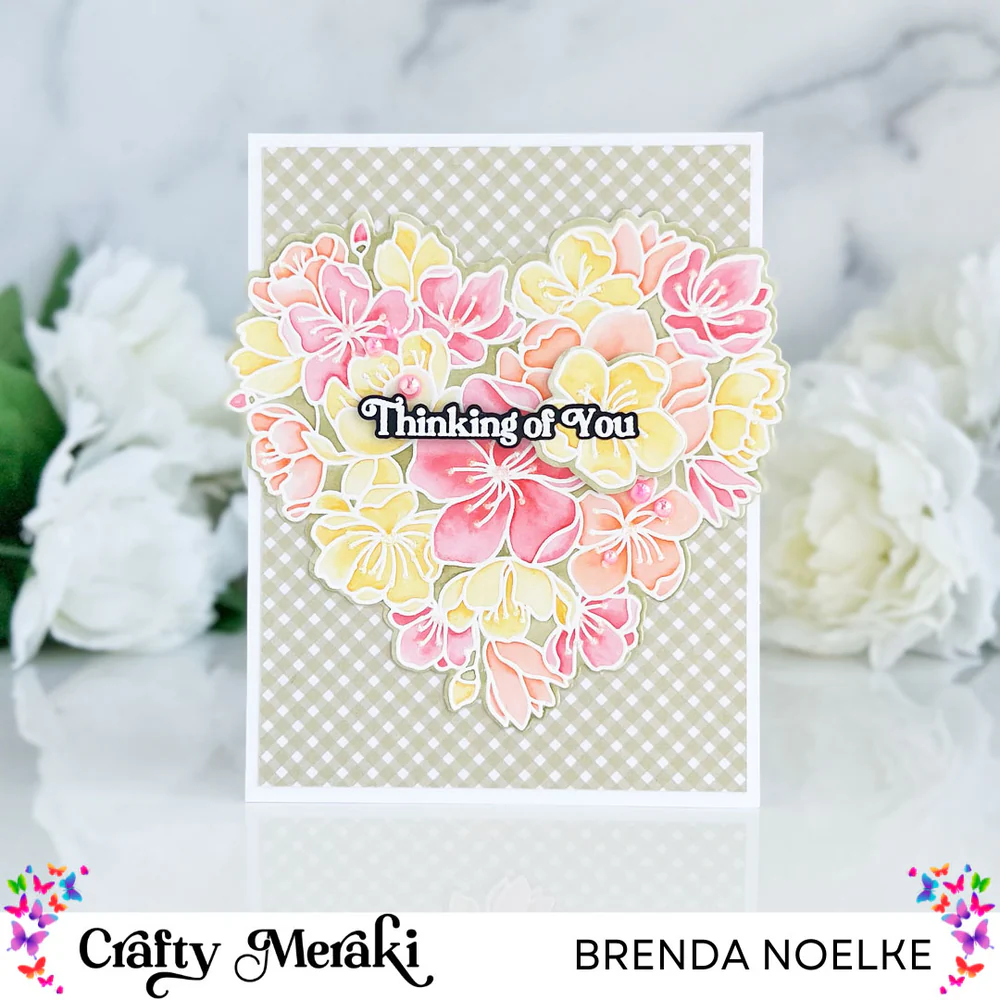 Crafty Meraki - Passion Posies Stamp & Die Bundle