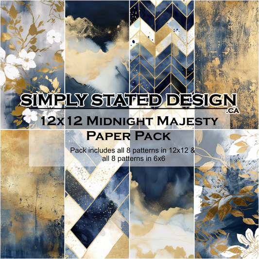 Simply Stated - Midnight Majesty - Paper Pack