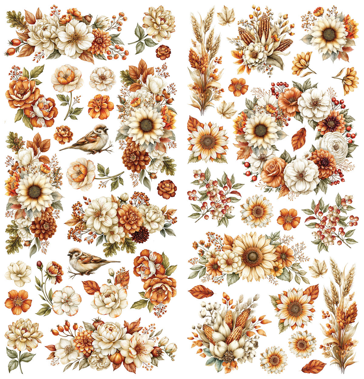 49 and Market - Season's Bounty - Laser Cut Wildflowers