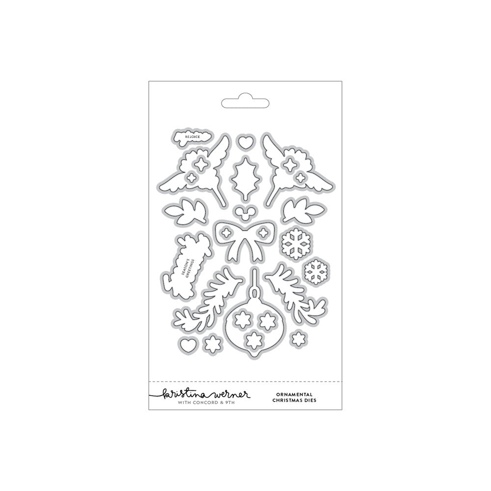Concord & 9th - Ornamental Christmas Stamp & Die Bundle by Kristina Werner