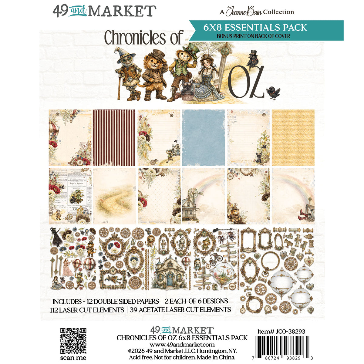 49 and Market - Chronicles of Oz - 6x8 Essentials Pack