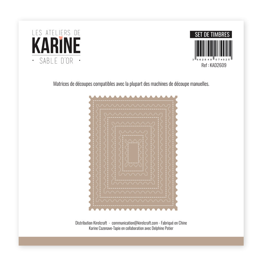 Les Ateliers de Karine - Sable D'Or - Set De Timbres Die Set