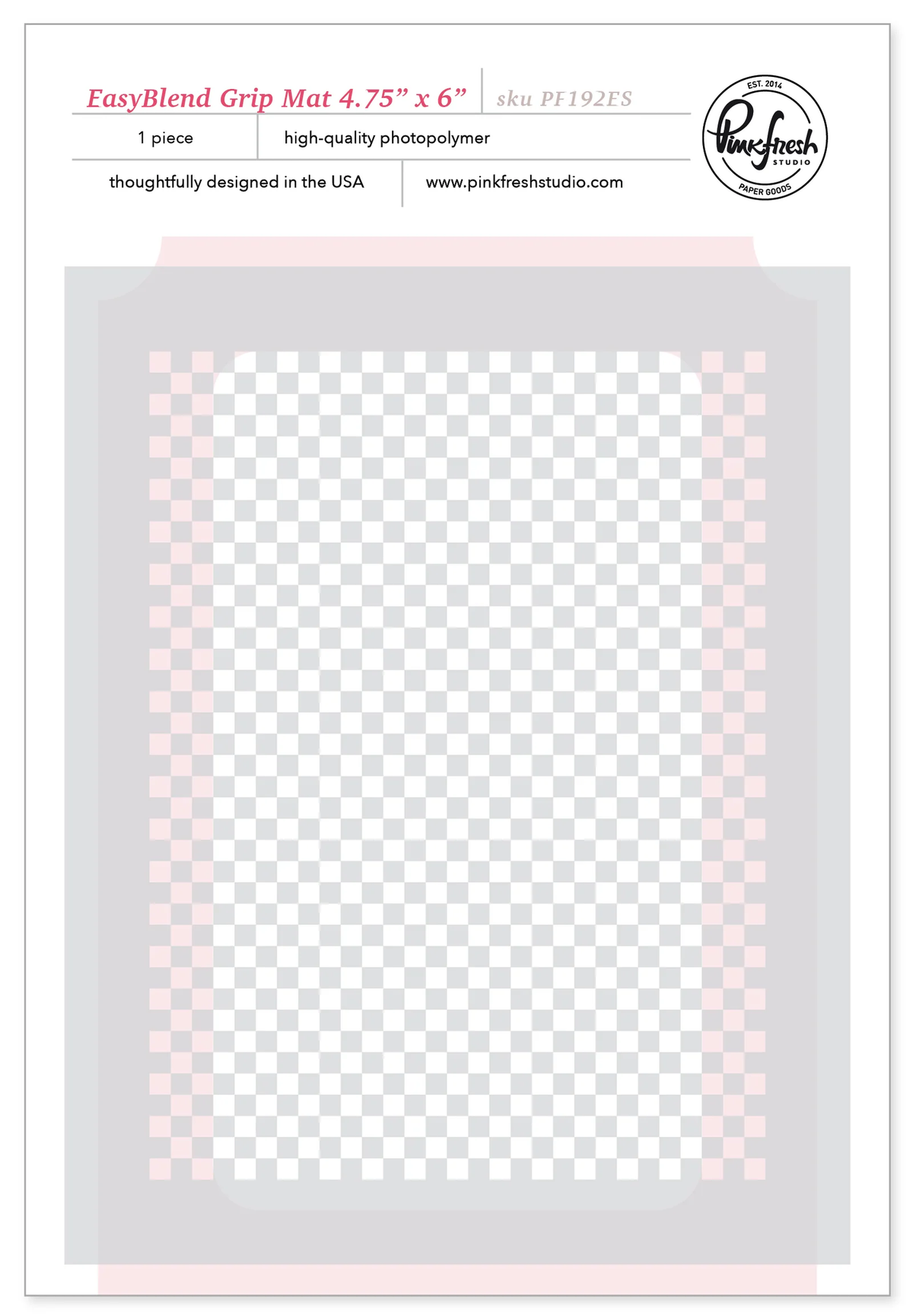 Pinkfresh - Easy Blend Grip Mat - 4.75x6