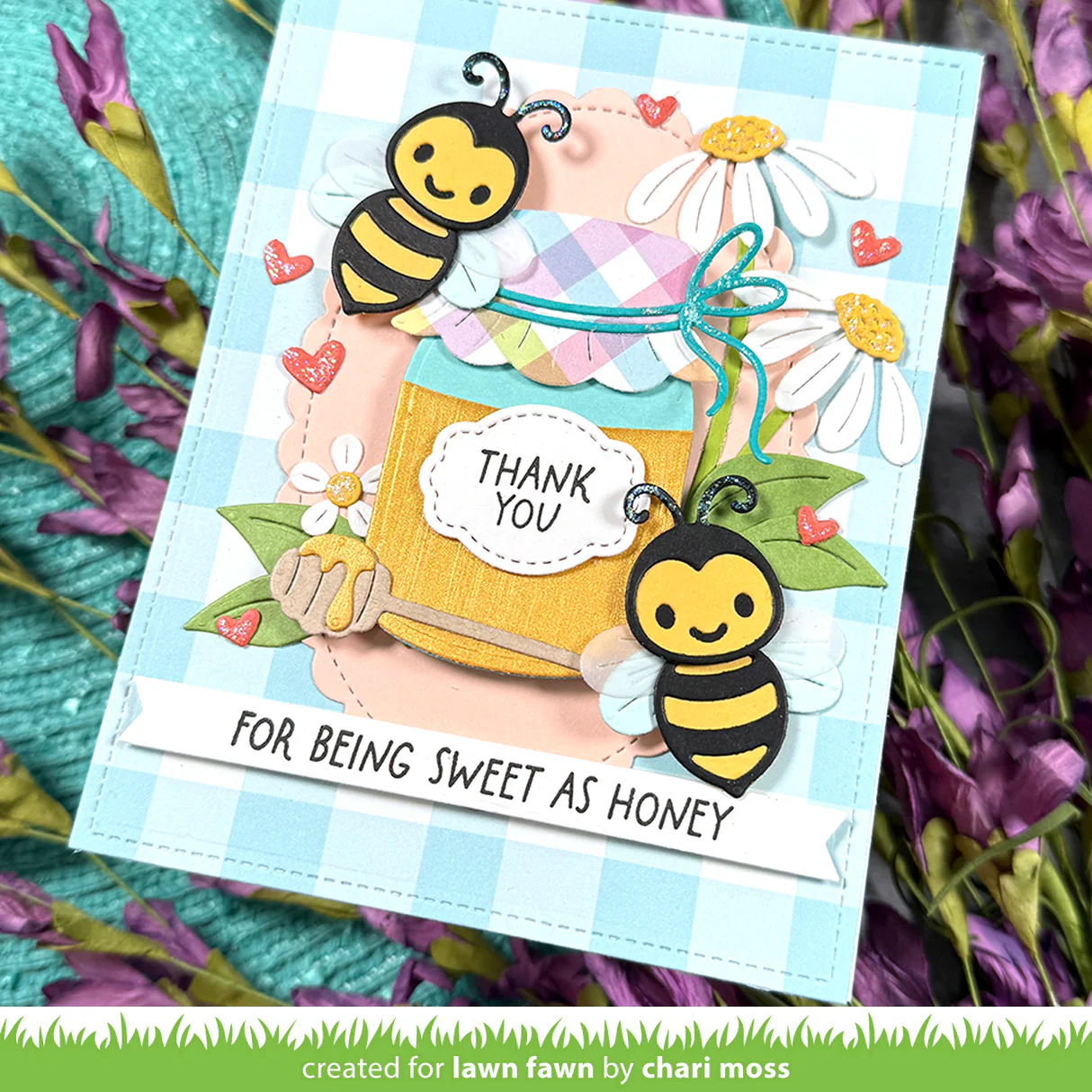 Lawn Fawn - Jam and Honey Sentiments Stamp Set