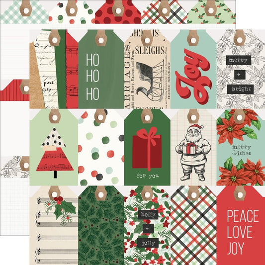 Simple Stories - All Wrapped Up - Cardstock: Tag Elements