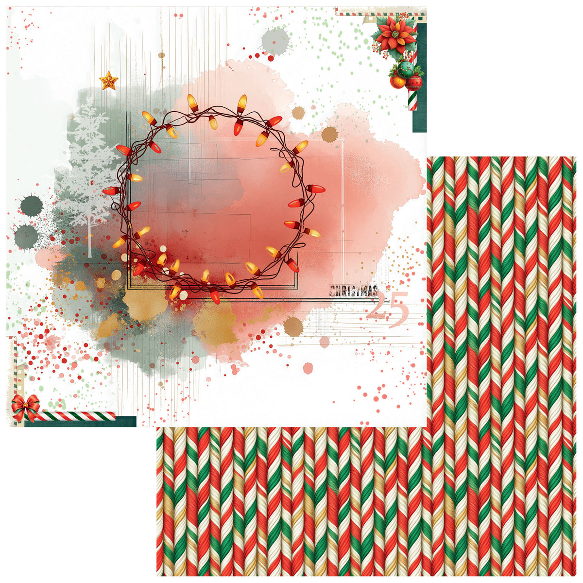 49 and Market - Jolly Jingles - Cardstock: Merry