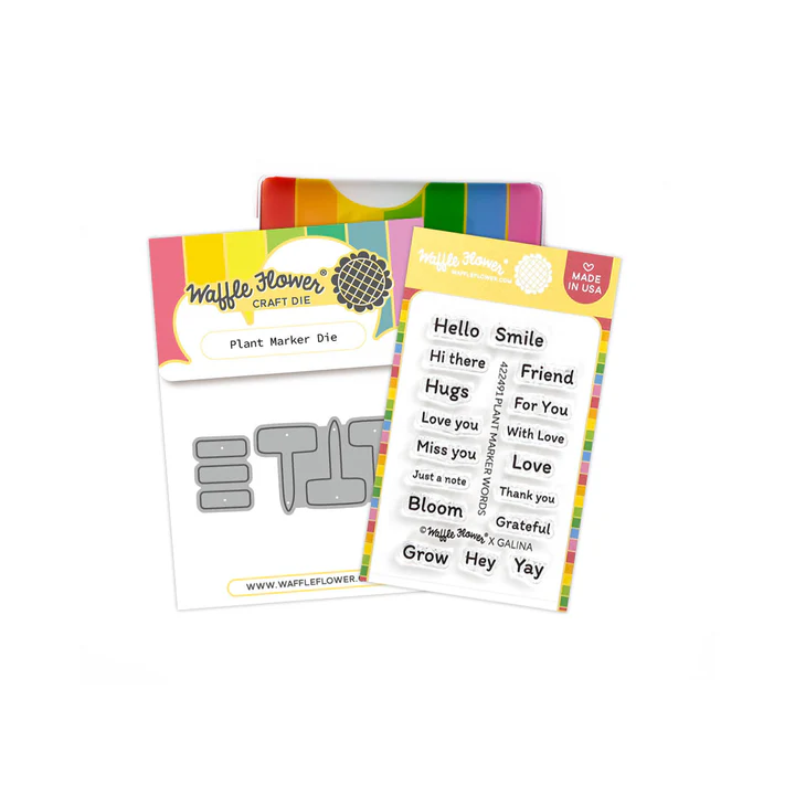 Waffle Flower - Plant Maker Stamp & Die Bundle