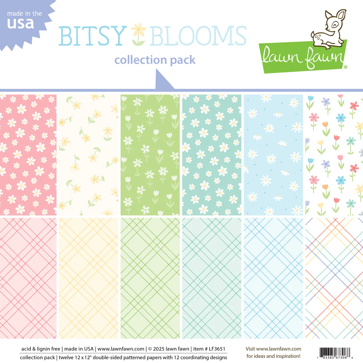 Lawn Fawn - Bitsy Blooms Collection Pack