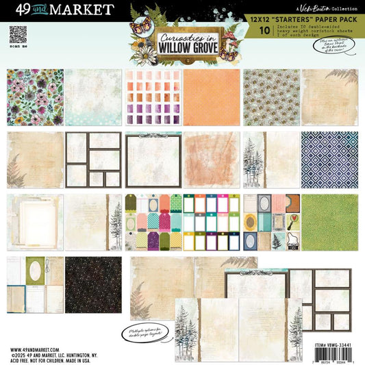 49 and Market - Curiosities In Willow Grove - Starters Paper Pack Pack by Vicki Boutin