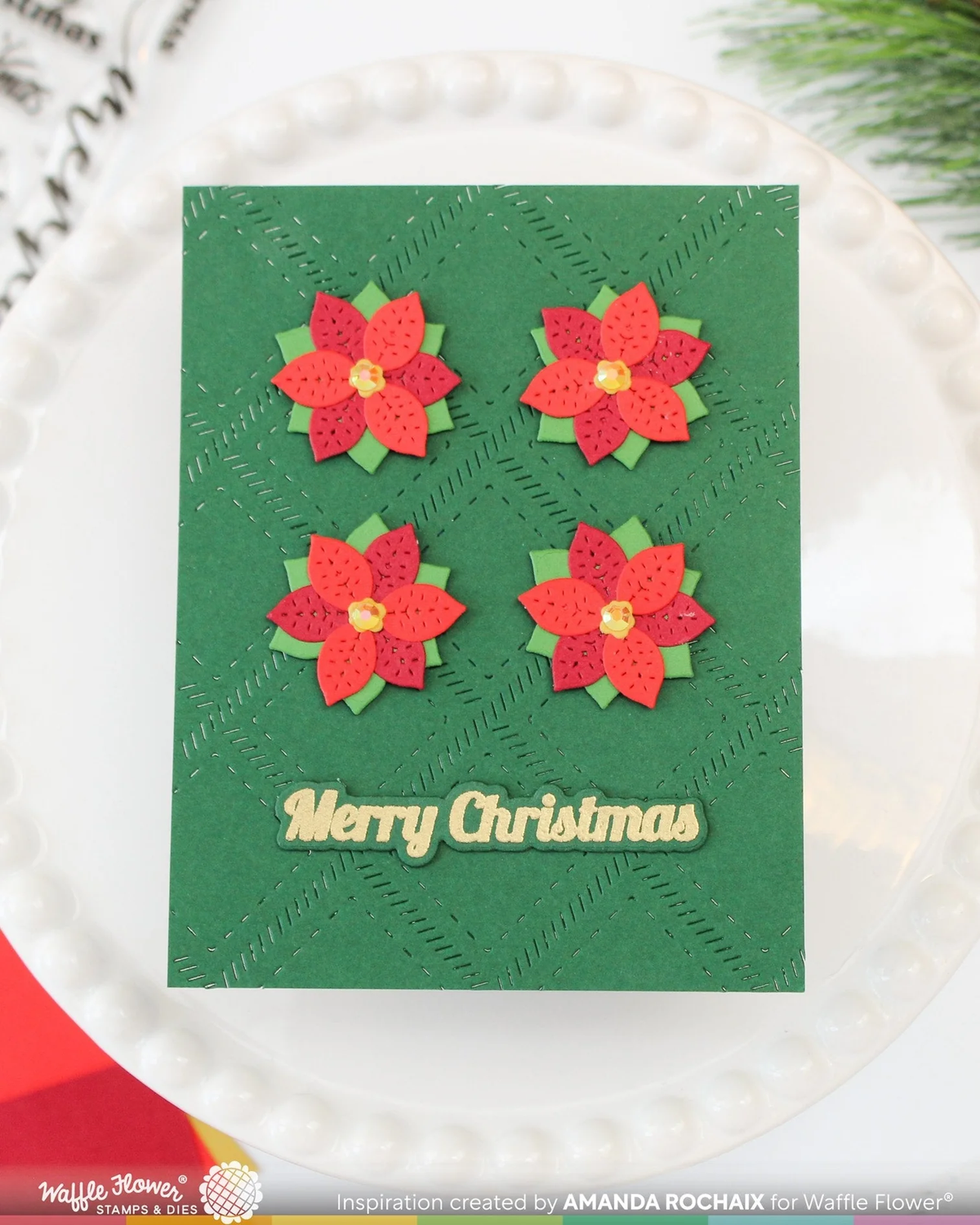 Waffle Flower - Postage Collage - Christmas Icons Die Set