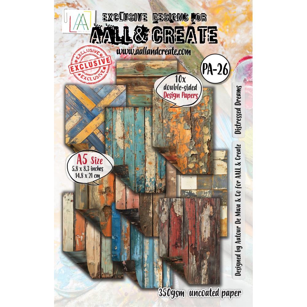 AALL & Create - Distressed Dreams Paper Pack