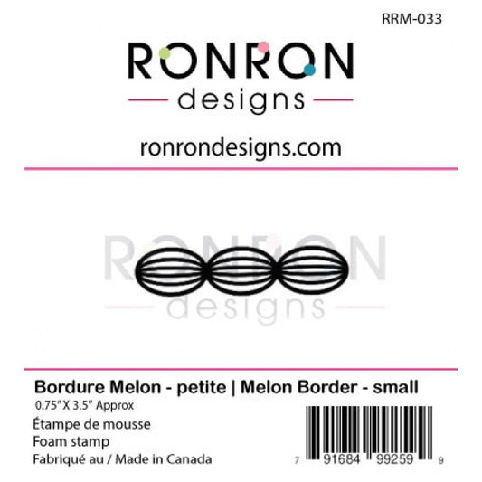 RonRon Designs - Foam Stamp - Melon Border: Small