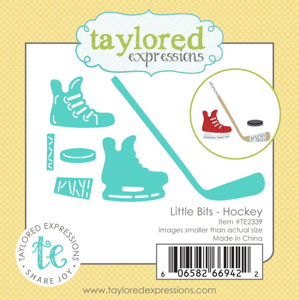 Taylored Expressions - Little Bits - Hockey Die Set