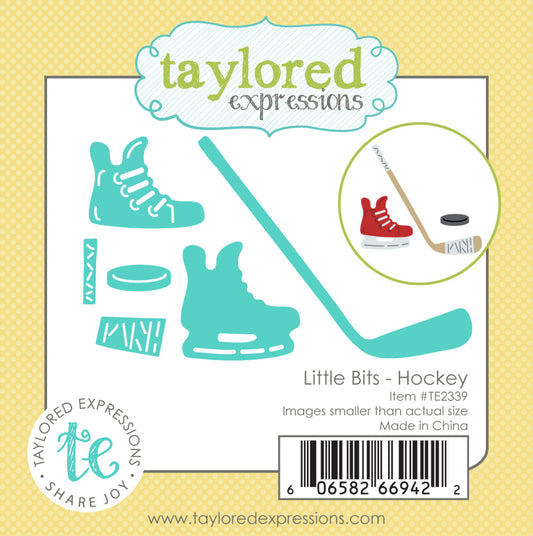Taylored Expressions - Little Bits - Hockey Die Set
