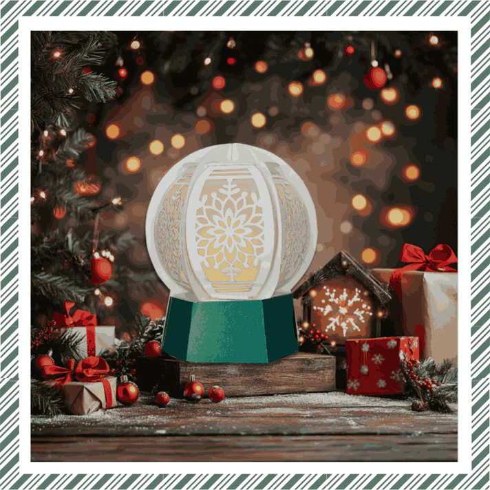 CrafTreat - DIY Paper Lantern - Snowglobe