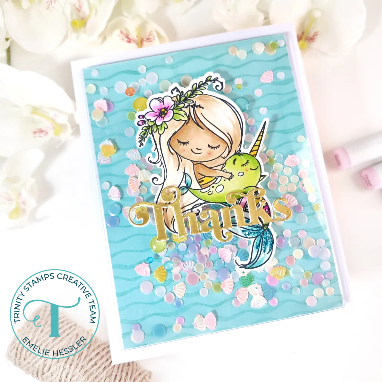 Trinity - Flat Shaker Pouches - Layer A2 Card