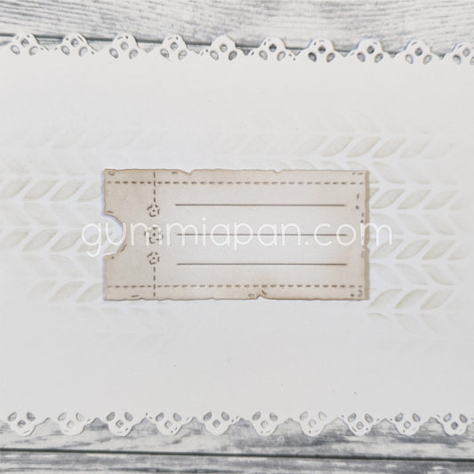 Gummiapan - Ticket with Flowers Die