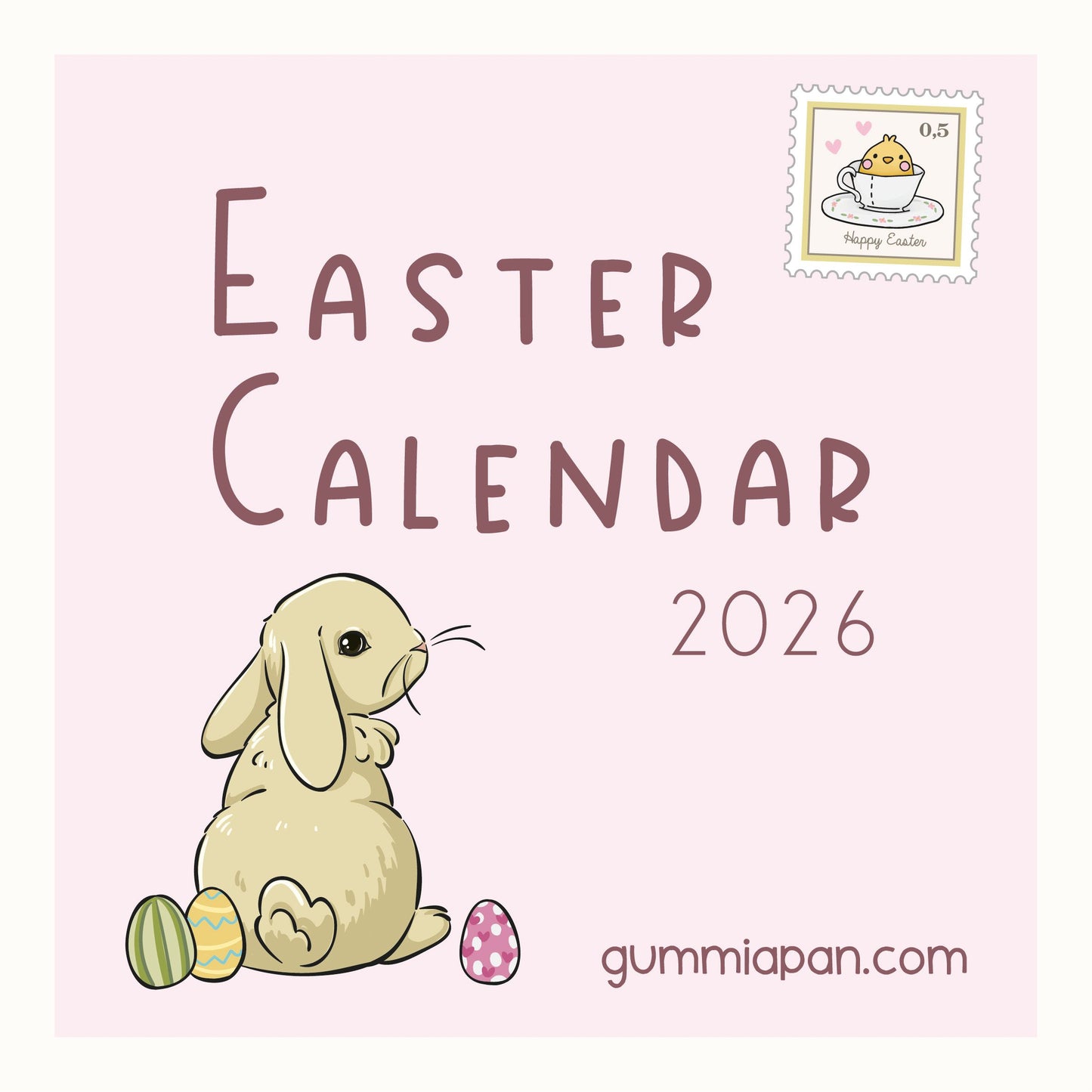***PRE-ORDER*** Gummiapan - Easter Calendar 2026