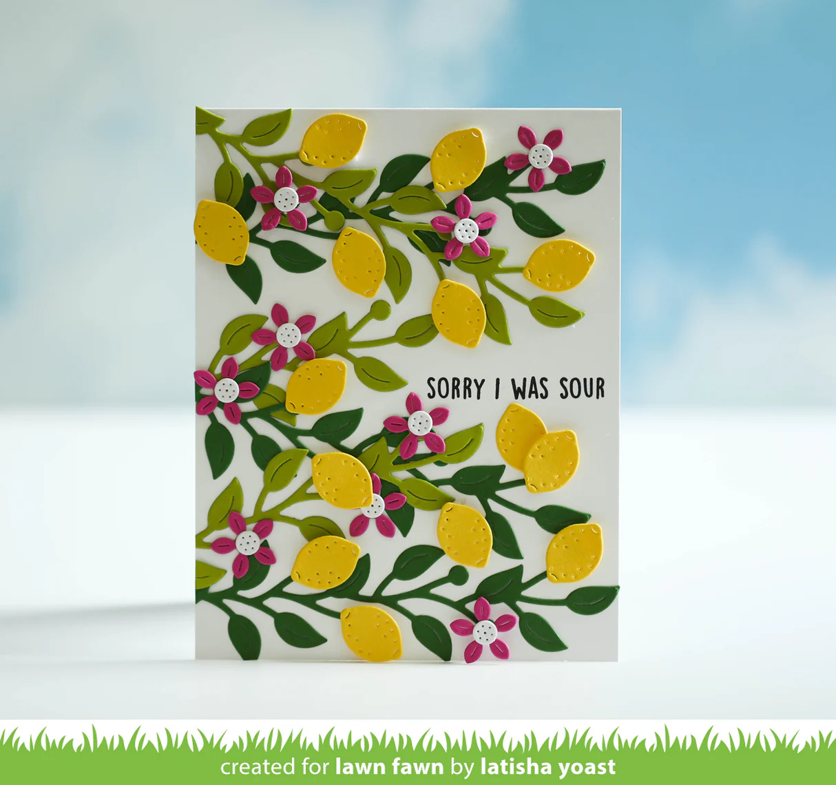 Lawn Fawn - Lemon Vine Border Die