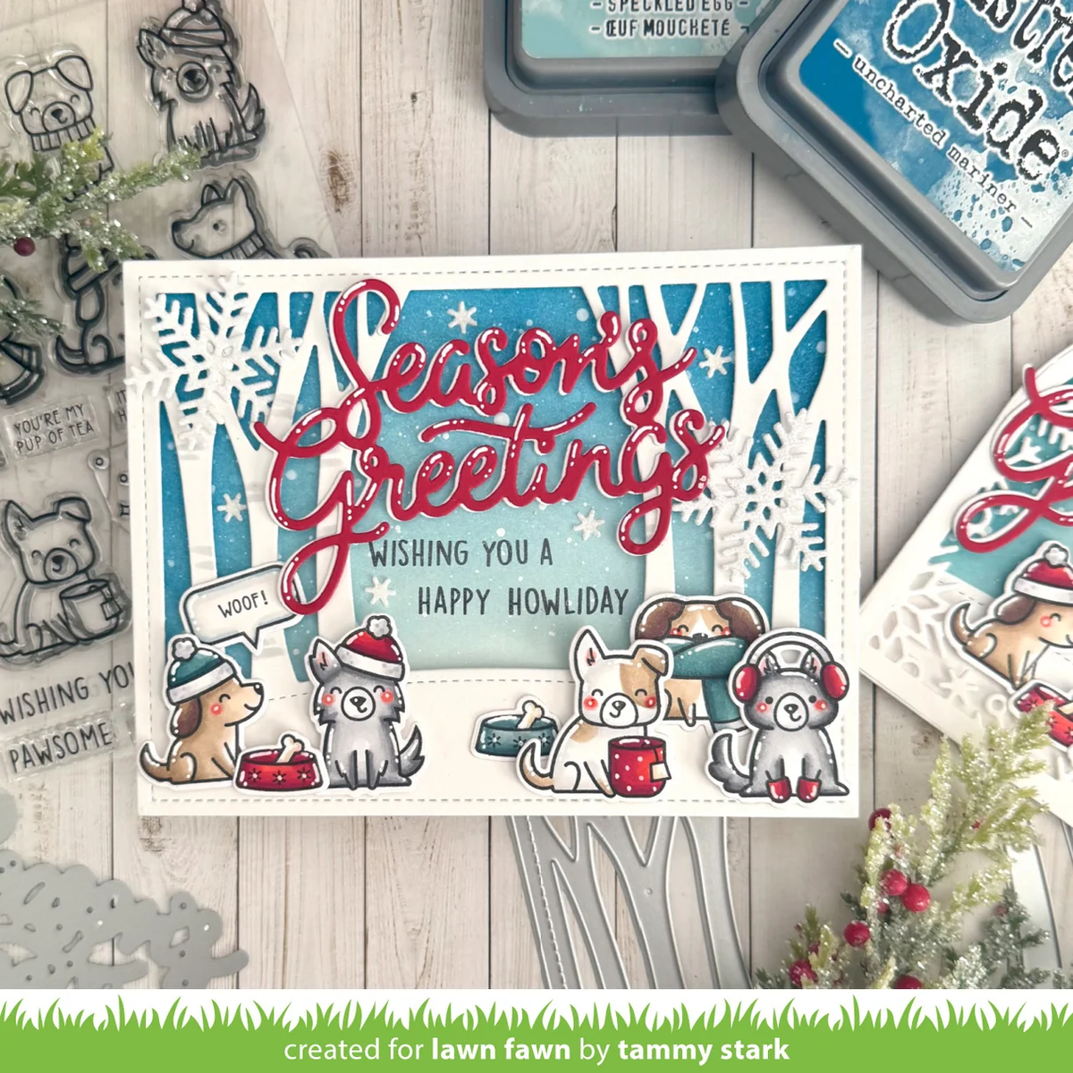 Lawn Fawn - Giant Season's Greetings Die