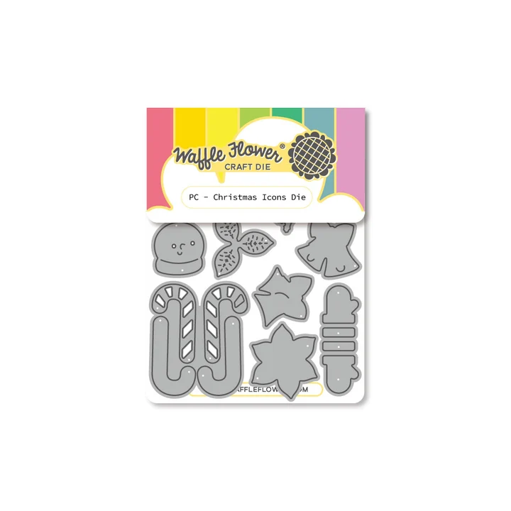 Waffle Flower - Postage Collage - Christmas Icons Die Set