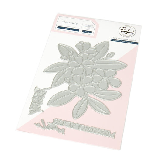 Pinkfresh - Plumeria - Press Plate