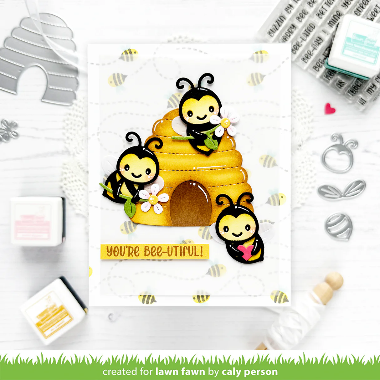 Lawn Fawn - Build-A-Bee Die Set