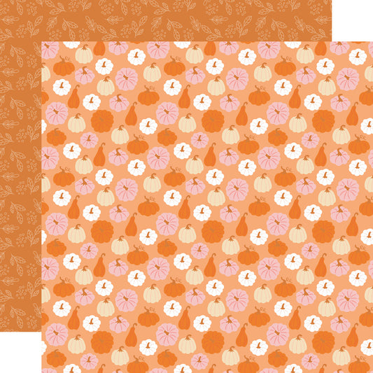 Simple Stories - Pumpkins & Plaid - Cardstock: Hey Pumpkin!