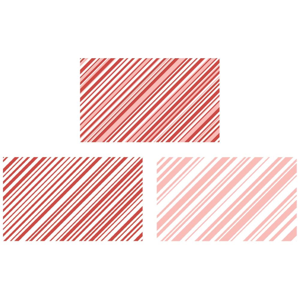 Sizzix - Candy Cane Stripes Stamp Set