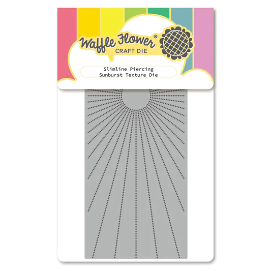 Waffle Flower - Slimline Piercing Sunburst Texture Die