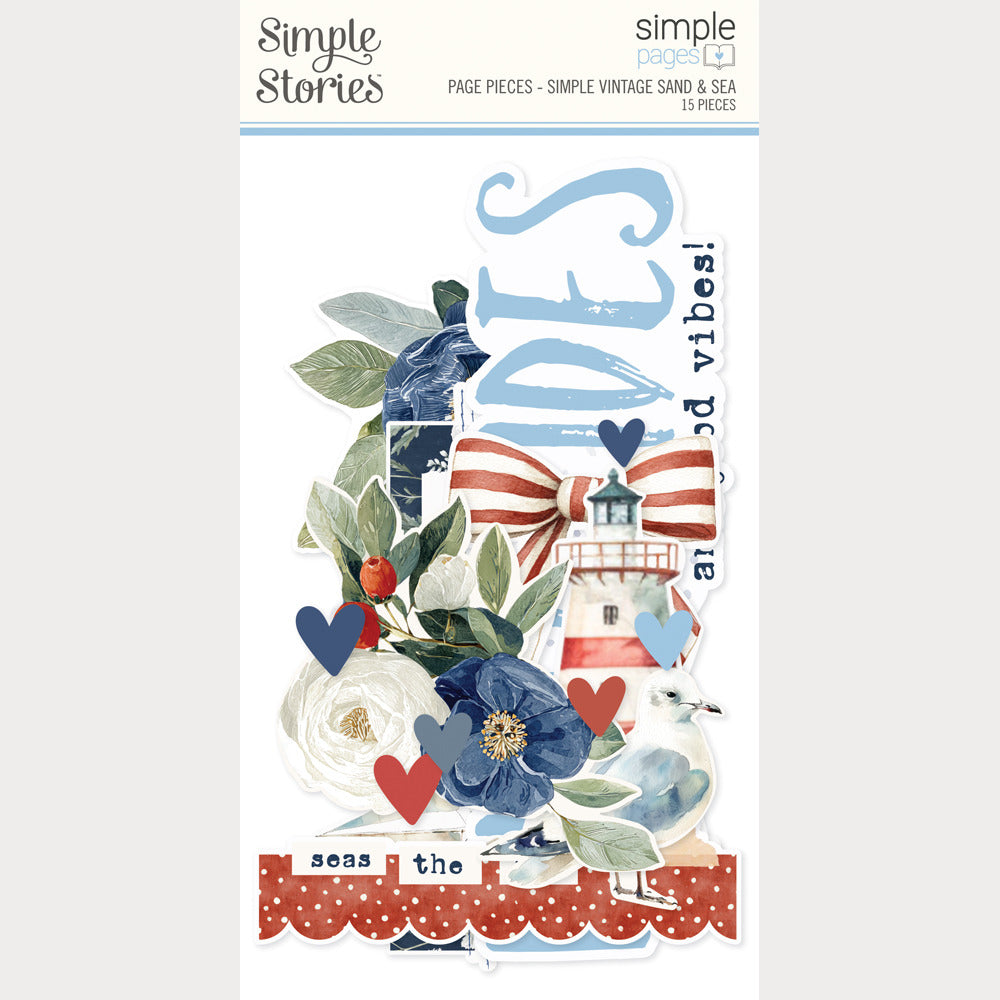 Simple Stories - Simple Vintage Sand & Sea - Simple Page Pieces
