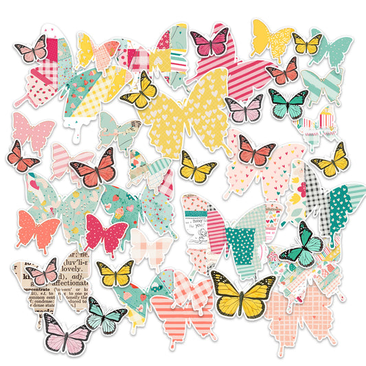 Pretty Little Studio - Love Is Kind - Two of a Kind Butterflies Ephemera