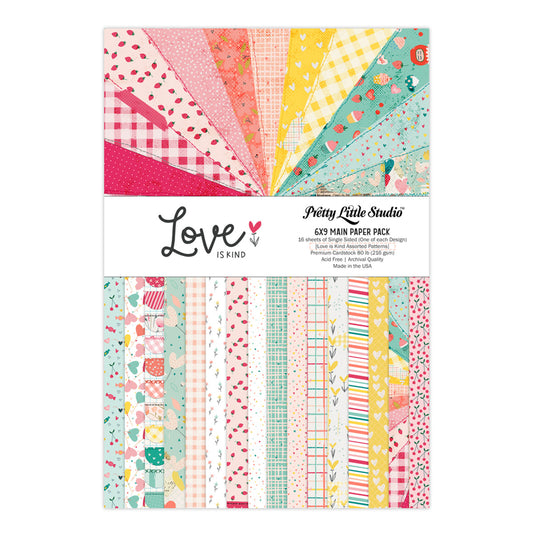 Pretty Little Studio - Love Is Kind - Main Paper Pack: 6x9