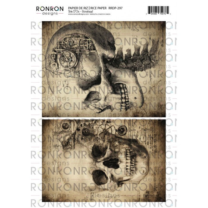 RonRon Designs - Rice Paper - Bonehead