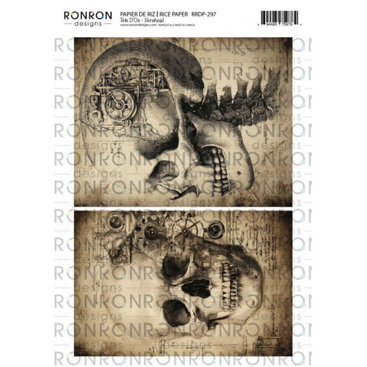 RonRon Designs - Rice Paper - Bonehead