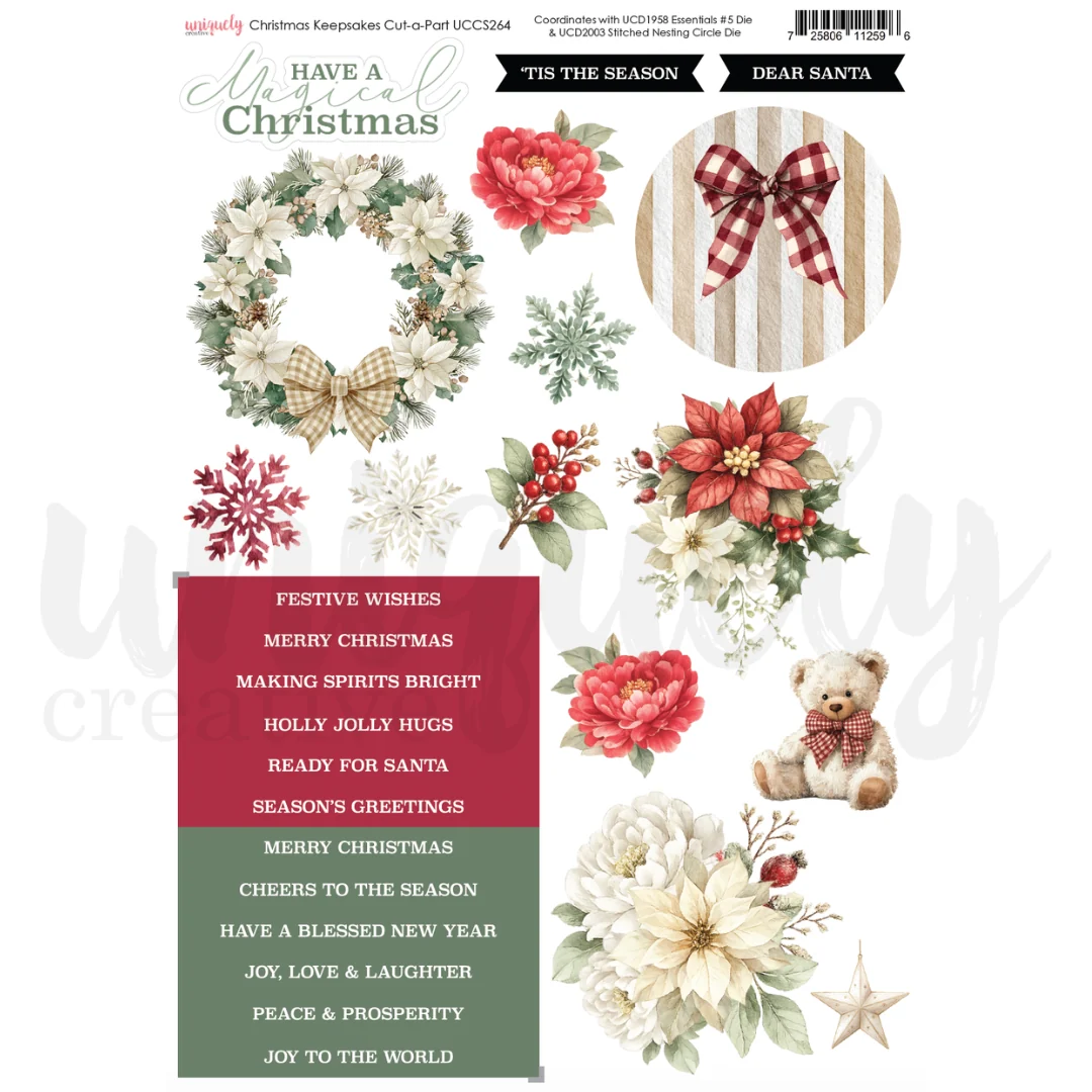 Uniquely Creative - Christmas Keepsake - Cut-a-Part