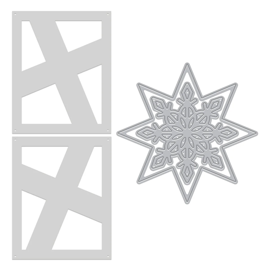 Hero Arts - Very Merry Star Die & Stencil Bundle