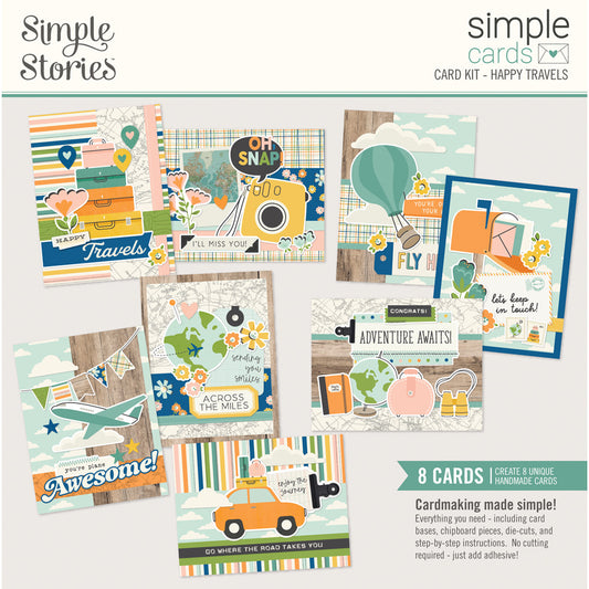 Simple Stories - Happy Travels - Card Kit