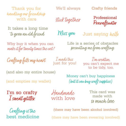 Honey Bee - Crafty Friends Stamp Set