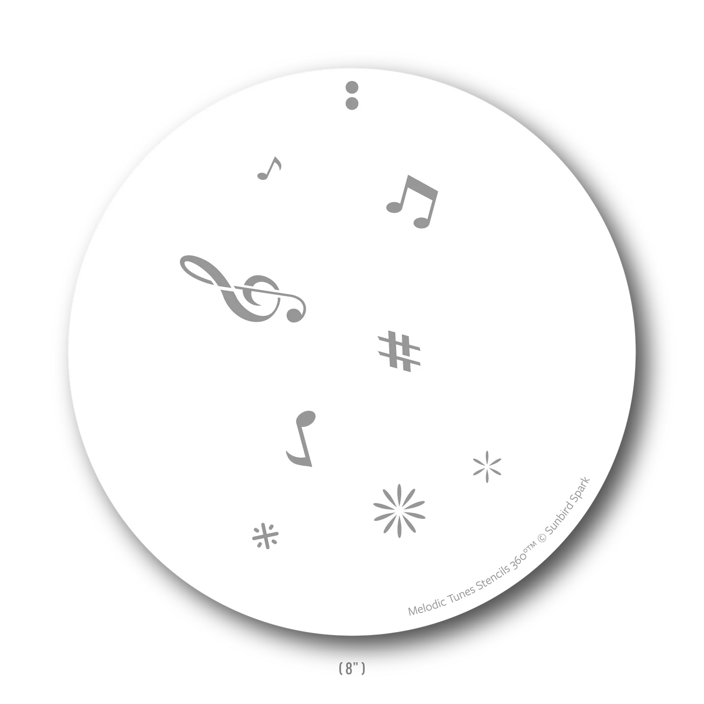 Sunbird Spark - Stencils 360 - Melodic Tunes Stencil