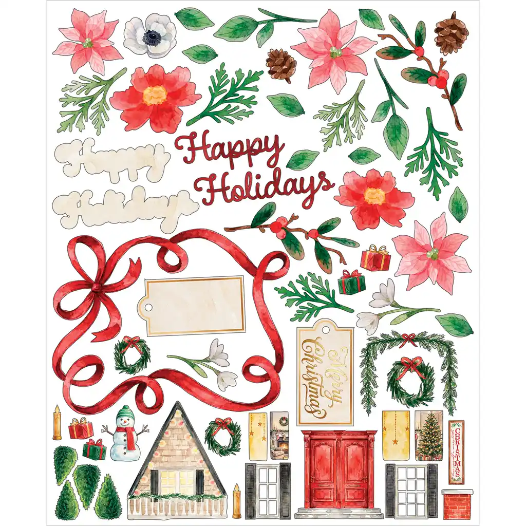 49 and Market - Card Kit - Santa's Winter Village