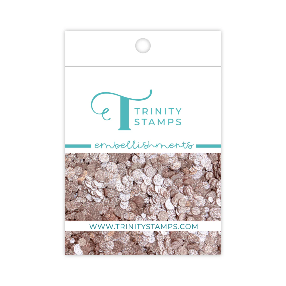 Trinity - Sparkle Spots Confetti - Rose Gold