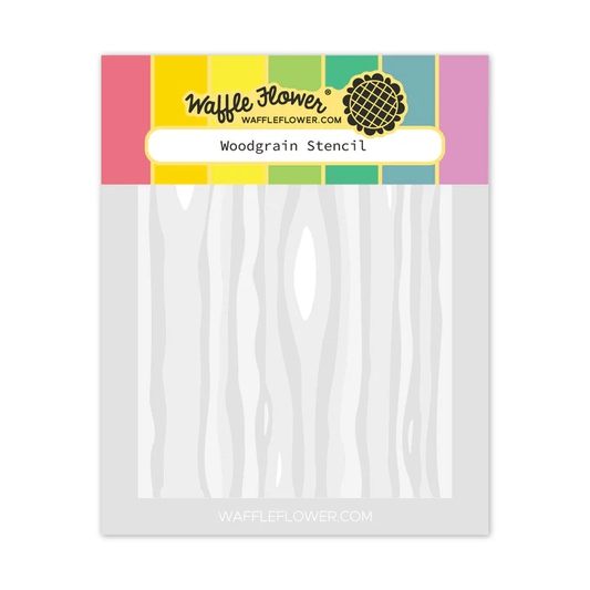 ***PRE-ORDER*** Waffle Flower - Woodgrain Stencil Set