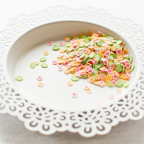 Pretty Pink Posh - Clay Confetti - Summer Blooms