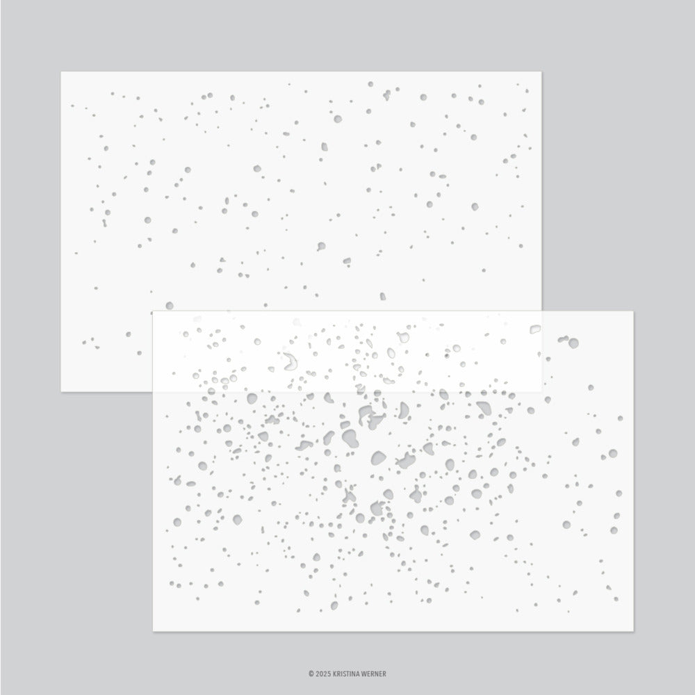 Concord & 9th - Splatter Texture Stencil Set by Kristina Werner