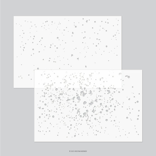 Concord & 9th - Splatter Texture Stencil Set by Kristina Werner