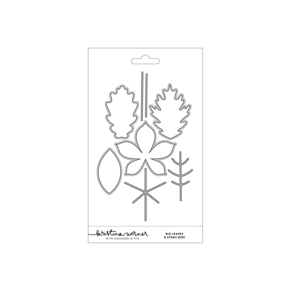 Concord & 9th - Big Leaves & Stems by Kristina Werner